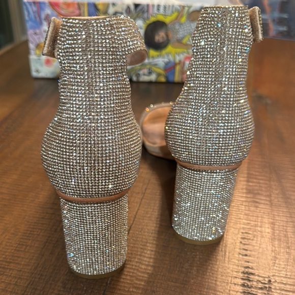 Jeffrey Campbell Kassidy Glitter Heel Sandal - Picture 6 of 9